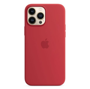 Silikonowe Etui Case APPLE iPhone 13 Pro RED Magsafe