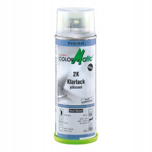Lakier Bezbarwny Z Utwardzaczem Spray Wysoki Połysk