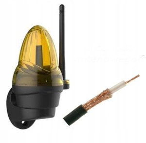 Lampa Sygnalizacyjna Led Z Anteną Do Bramy Przewód