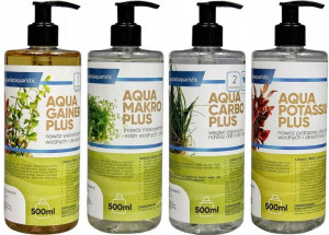 Komplet Zestaw Nawozów Do Akwarium 4x500ml Rośliny