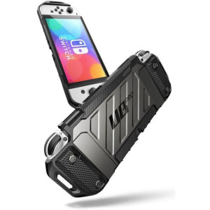 Oryginalne Etui NINTENDO SWITCH OLED Supcase Unicorn Beetle Pro czarne