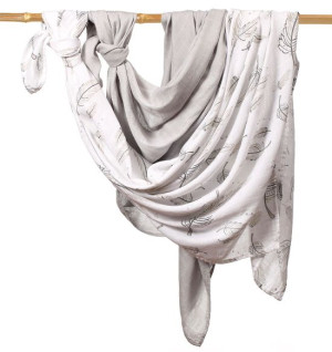 B.O.537/01 Otulacze z muślinu bambusowego piórka (dwupak) TAKE CARE
