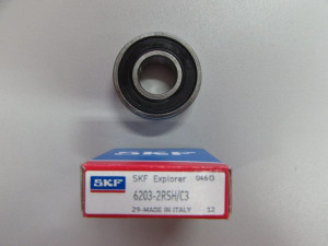 Łożysko 6203 2rs C3 17x40x12 Wysokoobrotowe Skf
