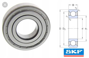 Łożysko 6204 Zz C3 Skf 20x47x14 Wysokoobrotowe