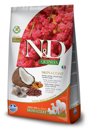 Farmina N&D Quinoa Dog SKIN & COAT HERRING 7kg