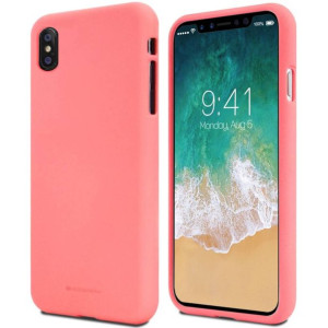 Etui XIAOMI REDMI NOTE 10 Matowy Silikon Mercury Soft Jelly jasny róż