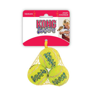 Piłki z piszczałką Kong SqueakAir Ball 3 szt XS