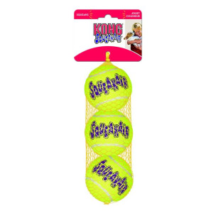 Piłki z piszczałką Kong SqueakAir Ball 3 szt M