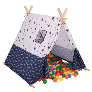 SELONIS Namiot Tipi TEEPEE Domek DLA DZIECI 100 Piłeczek