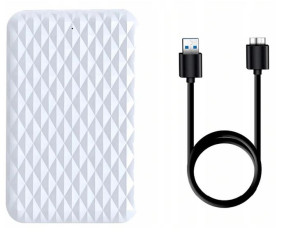 Nowy dysk zewnętrzny przenośny 240GB SSD BIAŁY