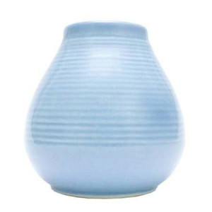 Matero Ceramiczne Pera 300ml niebieskie w prążki