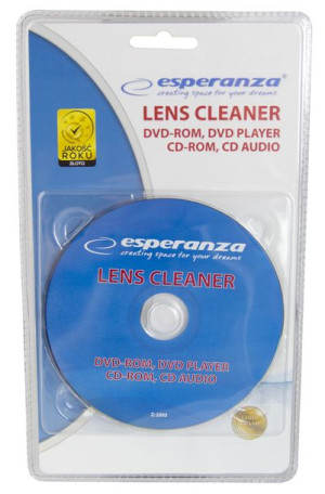 Esperanza płytka czyszcząca do cd/dvd