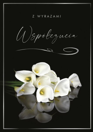 Kartka z Wyrazami współczucia  GM801