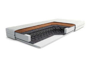 Materac BONUM Bonell + Kokos 120x195 PRODUCENT Transport NA KAŻDY WYMIAR