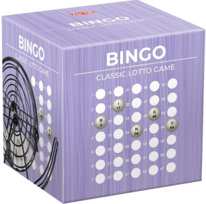 BINGO klasyczna gra planszowa maszyna losuje lotto