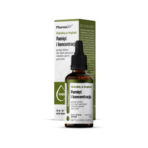 Ekstrakty w kroplach Pamięć i koncentracja 30 ml PharmoVit