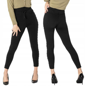 Eleganckie Spodnie Legginsy Damskie 46702-01 r XXL