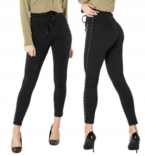 Eleganckie Spodnie Legginsy Damskie 46702-02 r M