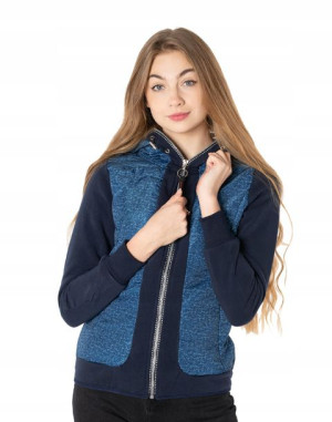 Sportowa Bluza Damska Lekko Ocieplona A639-2 r S
