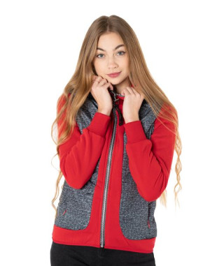Sportowa Bluza Damska Lekko Ocieplona A639-3 r XL
