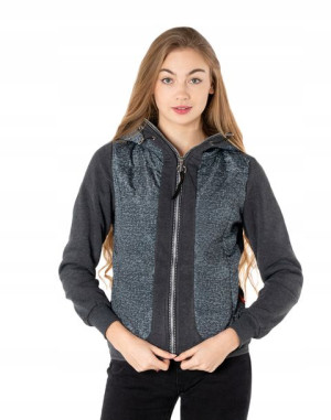 Sportowa Bluza Damska Lekko Ocieplona A639-4 r XXL