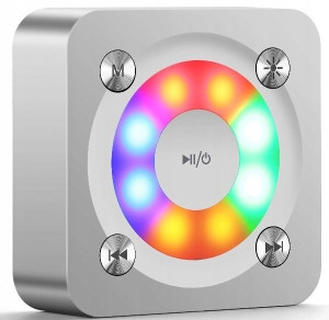 Głośnik Bluetooth Led Synchro Metalowy Subwoofer