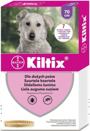 BAYER Kiltix Obroża dla psów dużych dł, 70cm