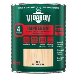 VIDARON Impregnat Ochronny - Gruntujący V01 BEZBARWNY 0,7L