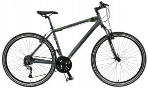 Rower Kands 28 Cross Line Acera Grafit Ziel Men 21
