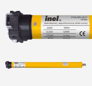 Silnik napęd do rolet zewnętrznych INEL FI40 N-10Nm