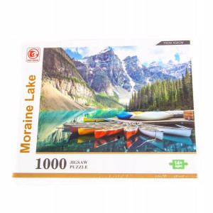 PUZZLE 1000el. Lodowcowe jezioro Moraine KANADA