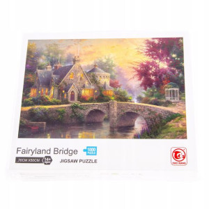 PUZZLE 1000el. Przytulny dom nad strumykiem
