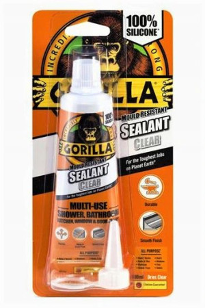 GORILLA Sealant Clear Silikon Uniwersalny Przezroczysty 80ml