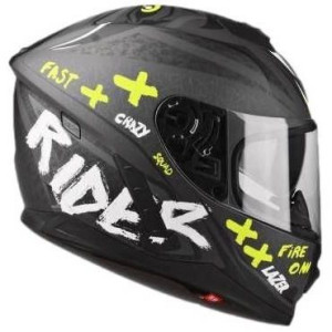 Kask Lazer Rafale Oni Black/grey/yellow Gratisy