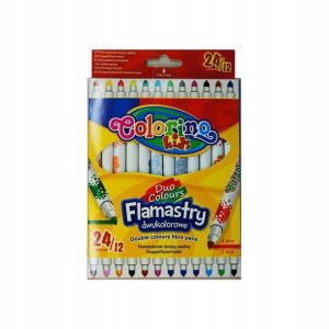 Colorino Flamastry Dwustronne 12/24 Kol.