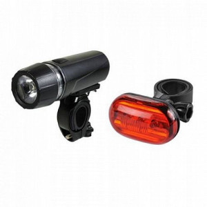 Lampka Oświetlenie Rowerowe Kompl Led Jy-586+289t