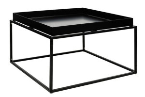 Stolik ława RITTA XXL czarny - metal LOFT 60x60
