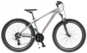 Rower Kands Ultimate 27,5 Mtb Alu Szaro Czerwon 18