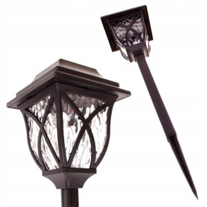 Lampa Solarna Ogrodowa Wbijana Czujnik Zmierzchu