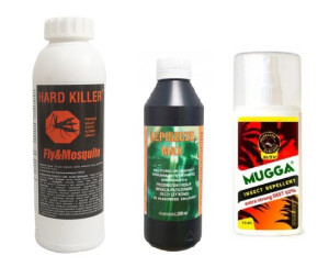 HARD KILLERoprysk na komary kleszcze + MUGGA SPRAY