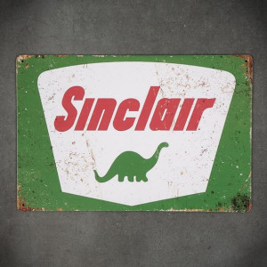 Tabliczka dekoracyjna metalowa SINCLAIR