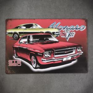 Tabliczka dekoracyjna metalowa CHEWROLET MONARO