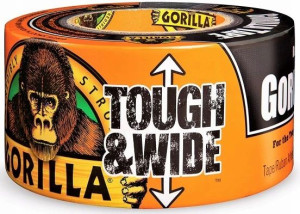 GORILLA Black Gorilla Tape Szeroka wodoodporna taśma naprawcza 27m