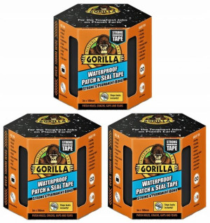GORILLA Waterproof Patch&Seal Tape wodoodporna taśma uszczelniająca 3x3m