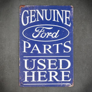 Tabliczka dekoracyjna metalowa FORD PARTS