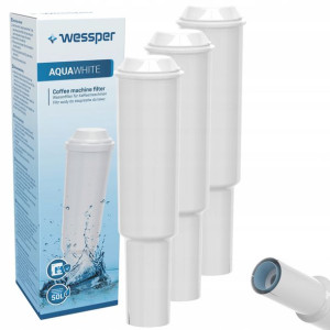3x Filtr wody Wessper AquaWhite do ekspresów Jura (Jura White)