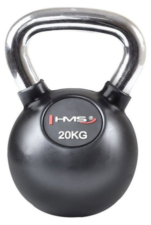Hantla Kettlebell Odważnik Żeliwny Chromowany 20 kg