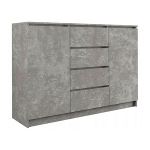 Komoda 120 2D4S Komoda BETON do salonu pokoju