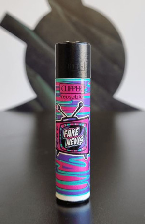 Zapalniczka Clipper wzór MIX SLOGAN 2