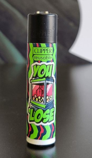 Zapalniczka Clipper wzór MIX SLOGAN 2